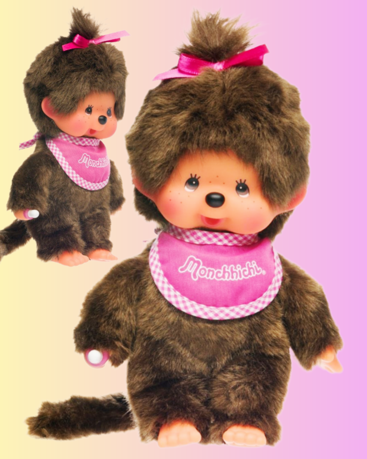Monchhichi Standard Girl Pink