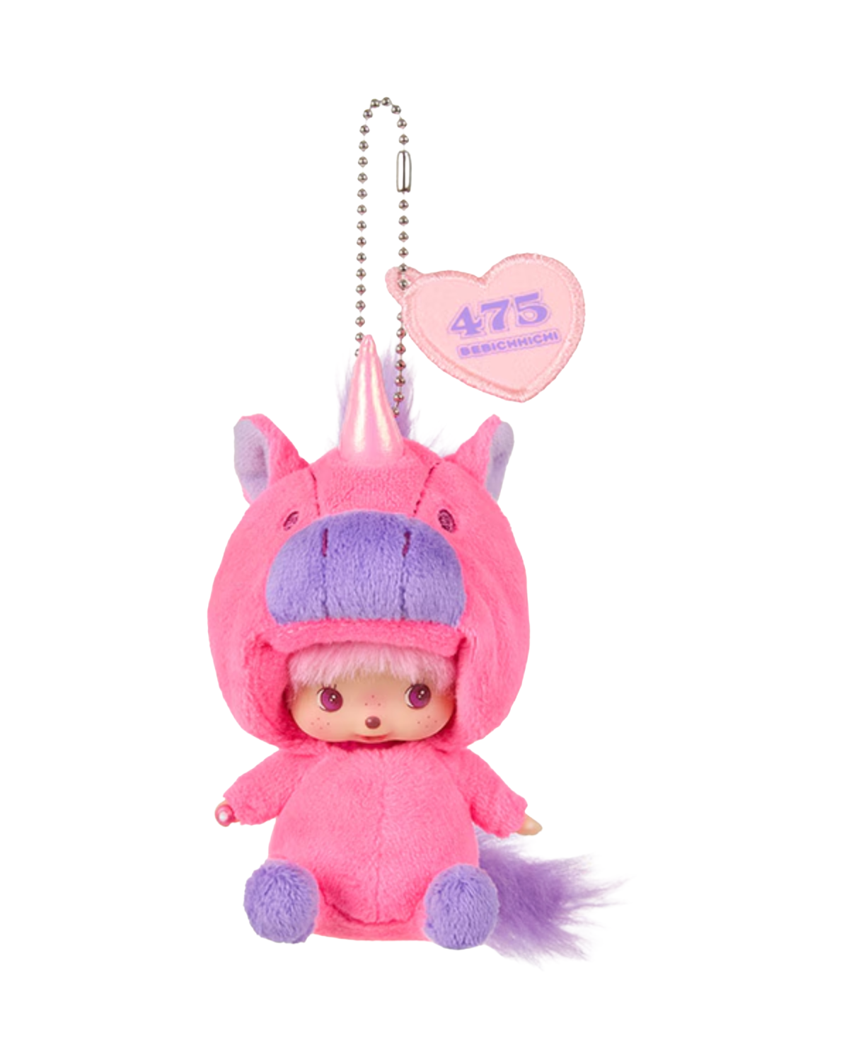 Bebichhichi - Monchhichi x 475 Harajuku Shinako collaboration KEYCHAIN (Direct from Tokyo)