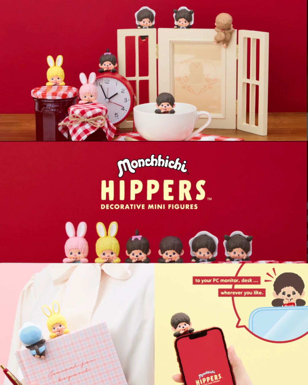 Monchhichi Hippers - Blind Boxes - El Cholo's Kid Monchhichi Hippers - Blind Boxes - El Cholo's Kid