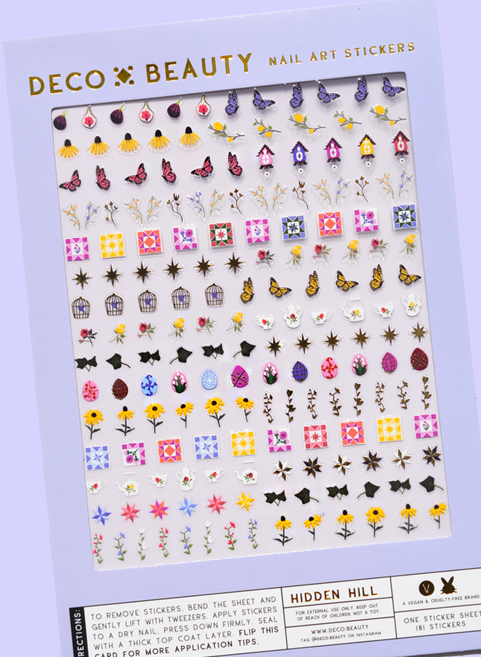 Nail Art Stickers - Hidden Hill