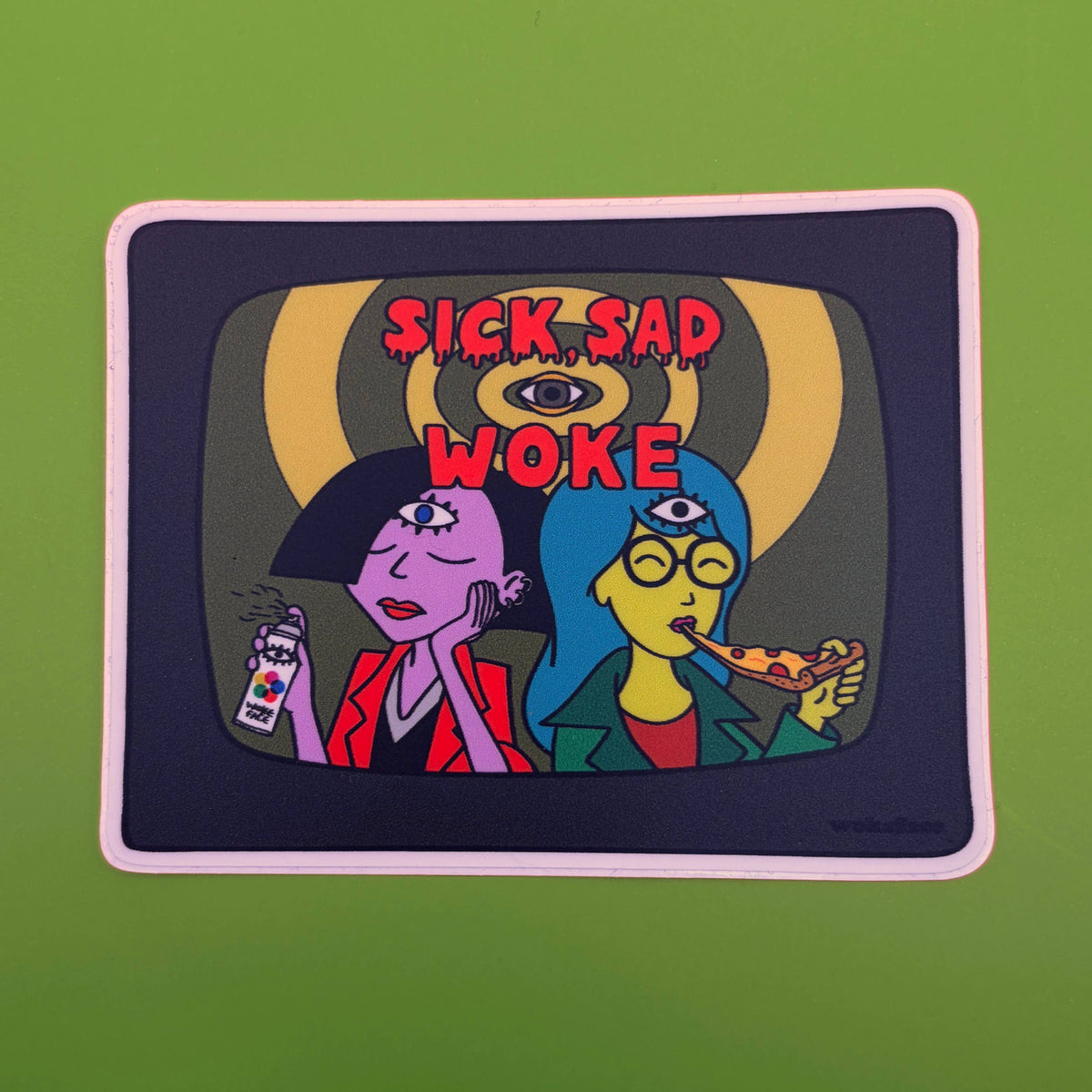 Sticker - Sick Sad Woke Daria & Jane