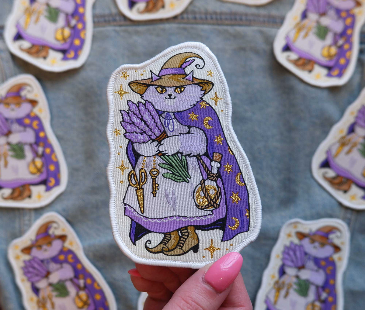 Cat Witch - Woven Patch