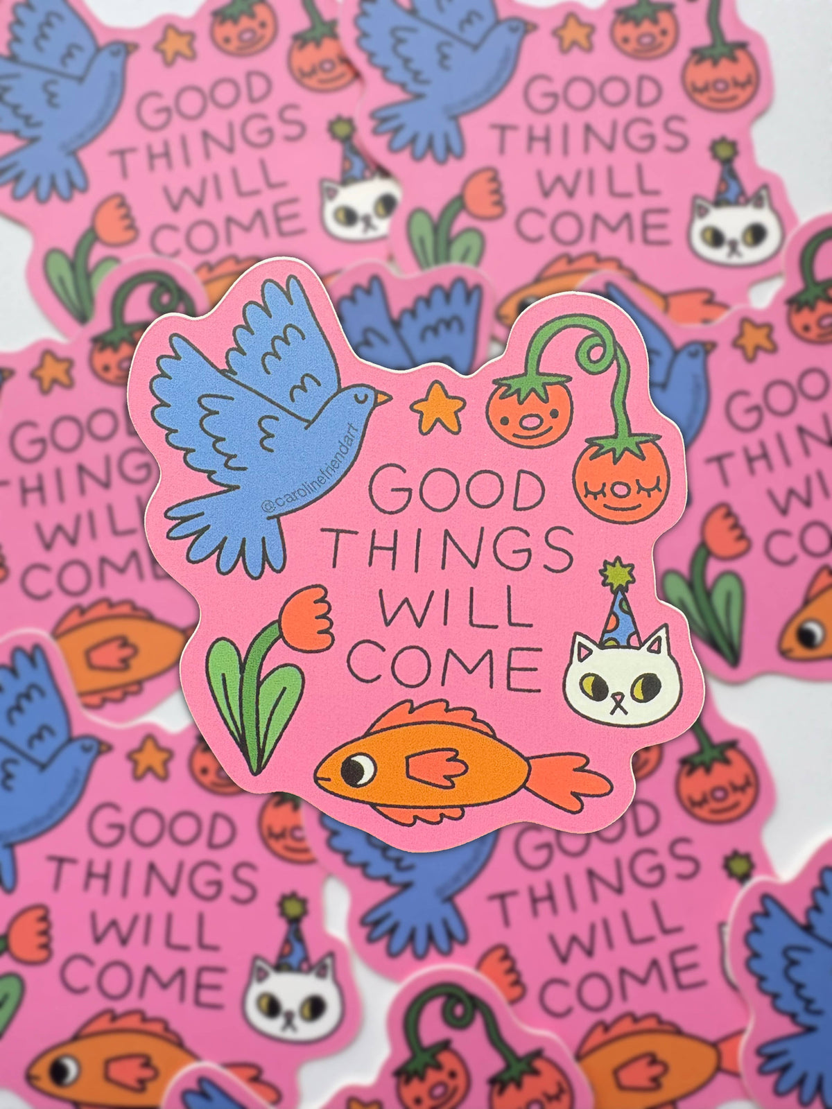 Good Things Will Come Sticker | Vinyl Waterproof Cute Art