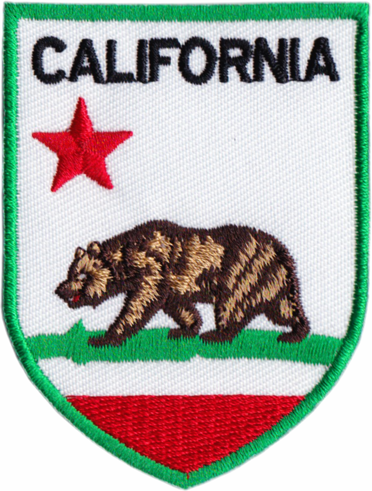 Patch - Flag - California - Classic Badge Shaped