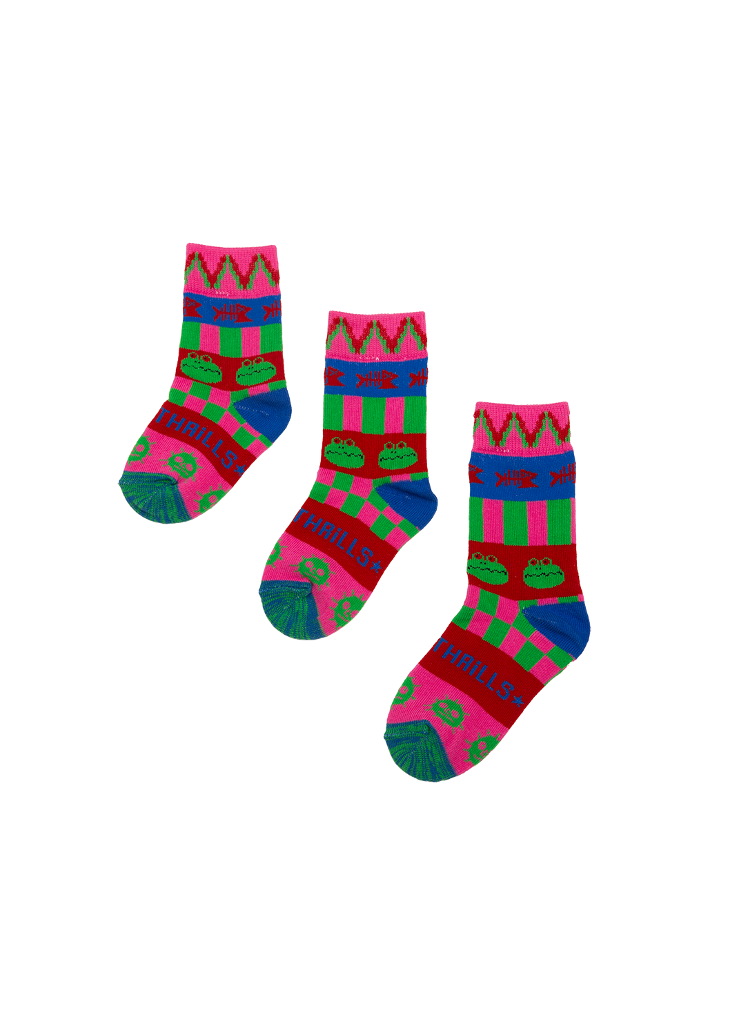 Wacky kids socks: 12m - 3y