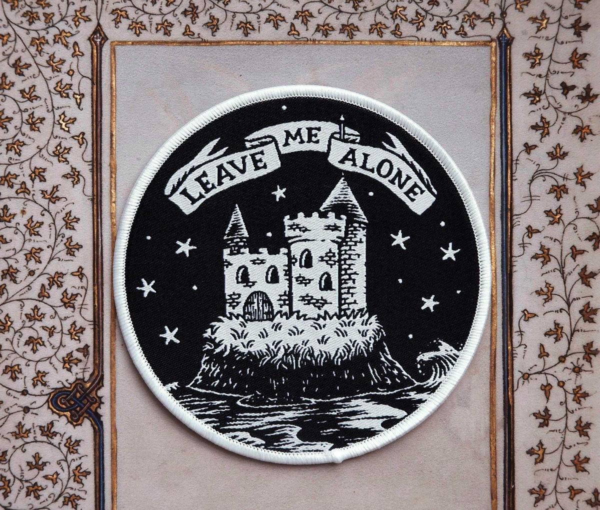 Leave Me Alone - Woven Patch
