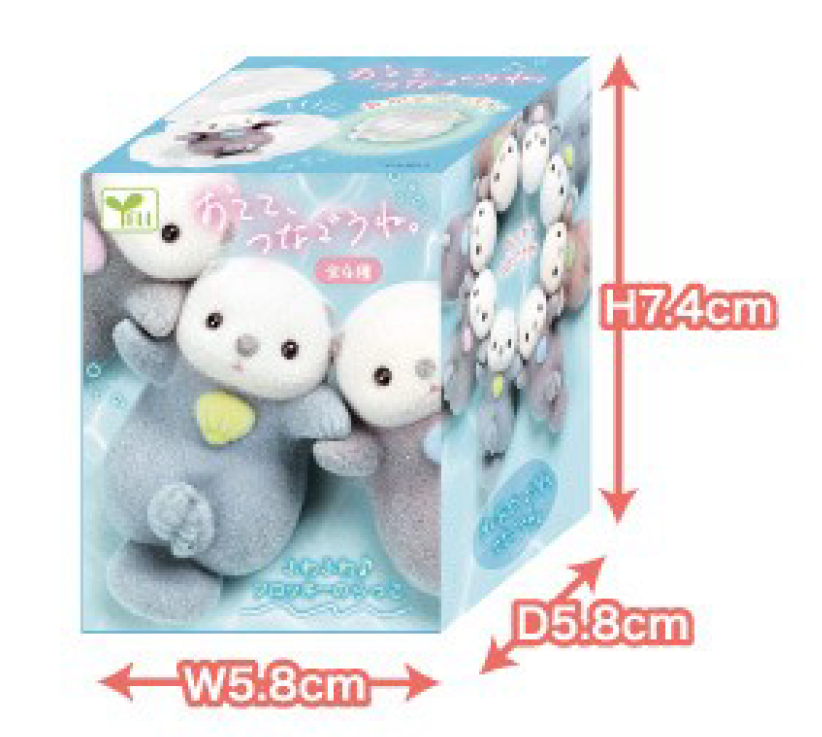 【JAPANESE BLIND BOX】LET’S HOLD HANDS OTTERS BLIND BOX