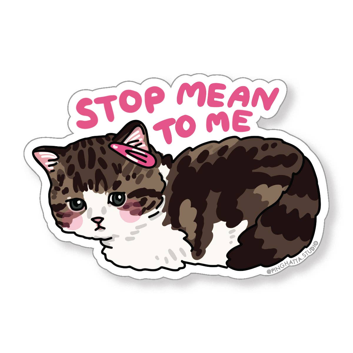 Cat Meme Die-Cut Stickers: Pope Cat
