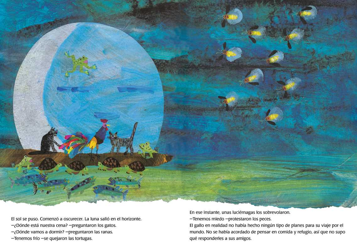 El gallo sale a ver el mundo (Rooster's Off to See the World) by Eric   Carle: Paperback; 32 pages / Spanish