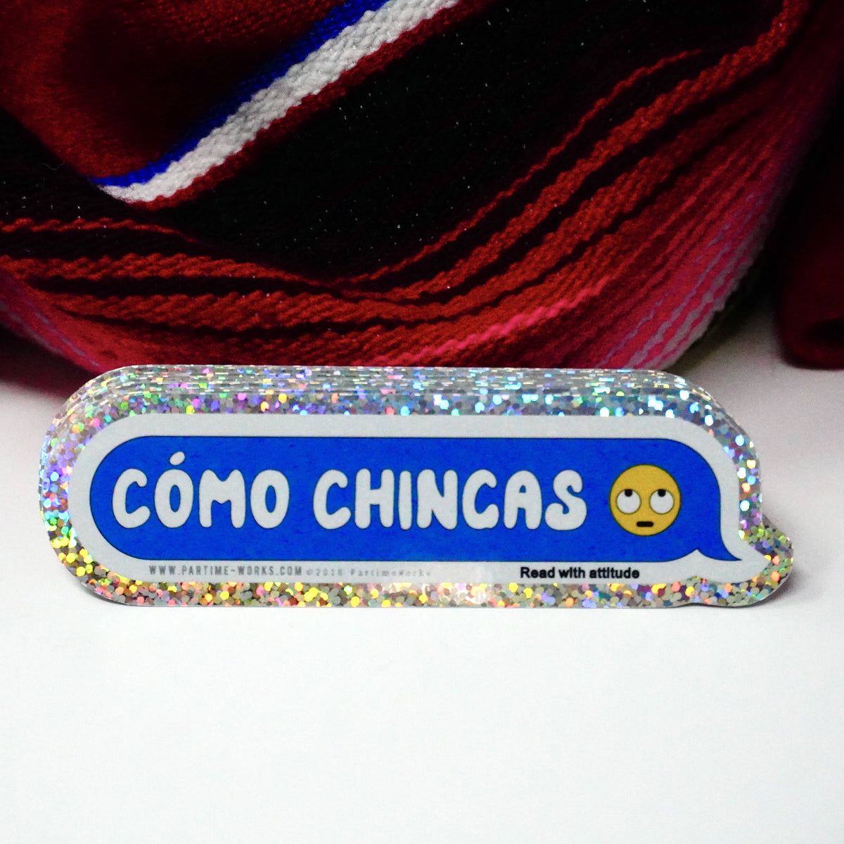 Como Chingas 4&quot; Sticker