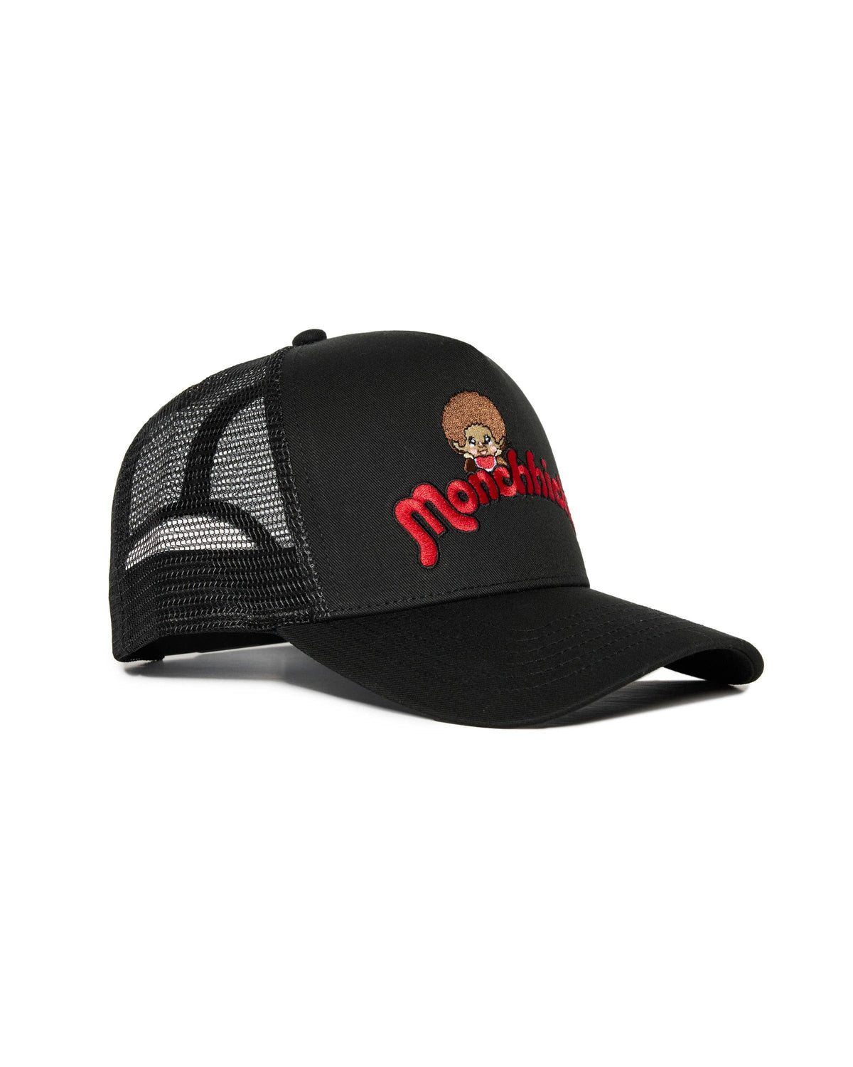 Monchhichi™ Logo Trucker Hat, Charcoal