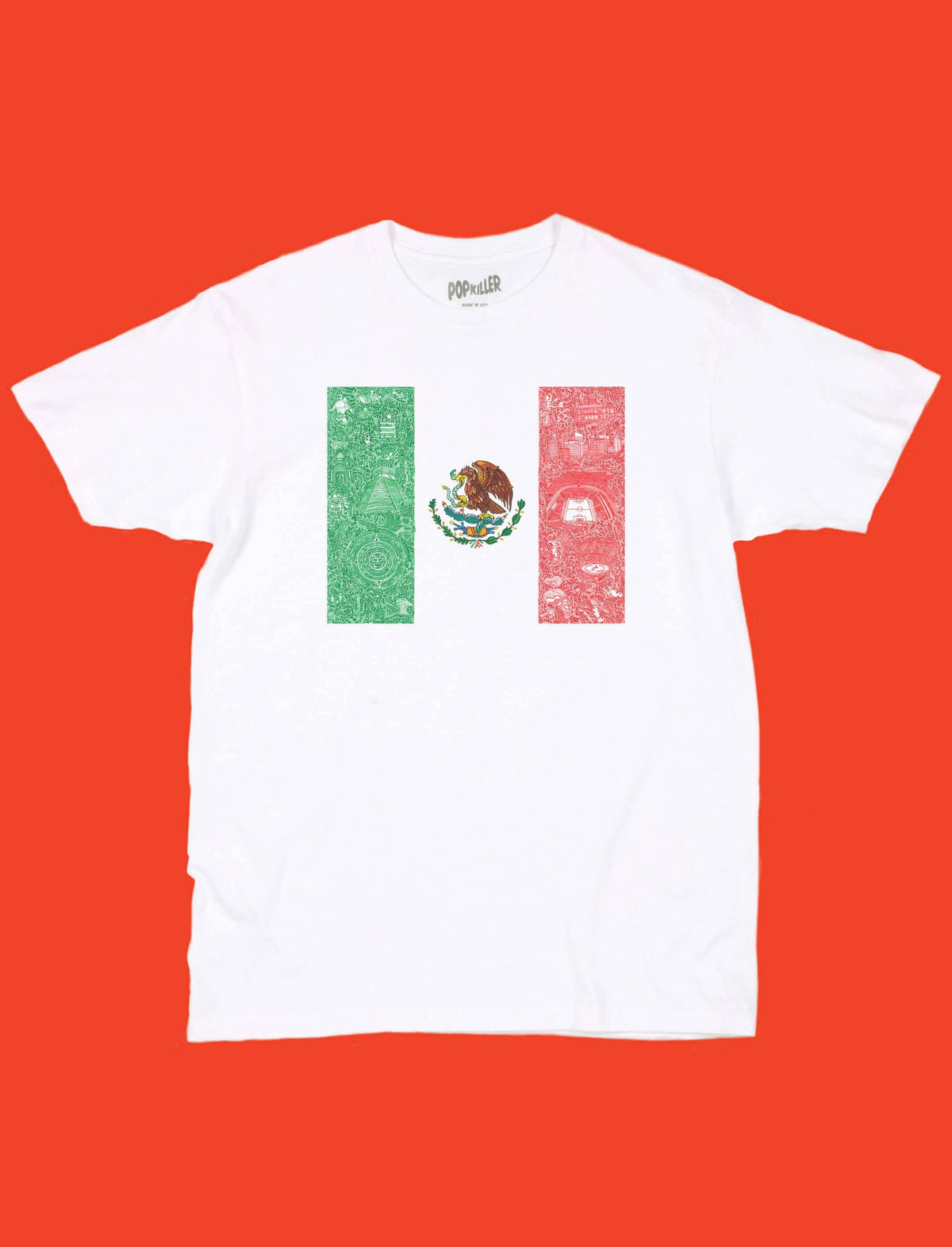 Popkiller Artist Series Daisuke Okamoto Mexico Classic T: White / XXL