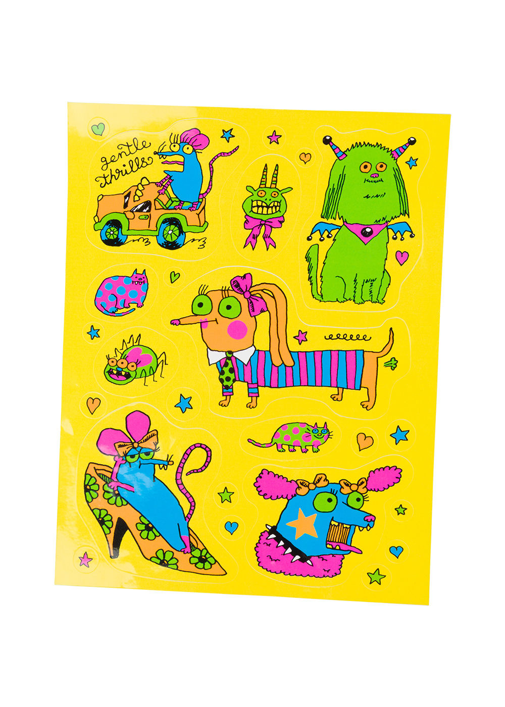 Freaky friends sticker sheet