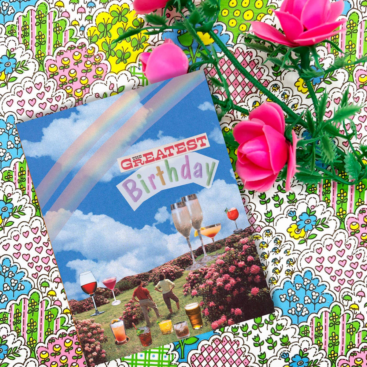 Greatest Birthday – Surreal Garden Party Birthday Card