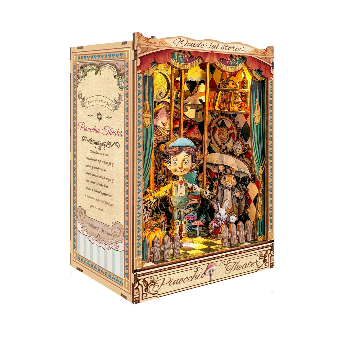 DIY Book Nook Kit: Pinocchio Theater
