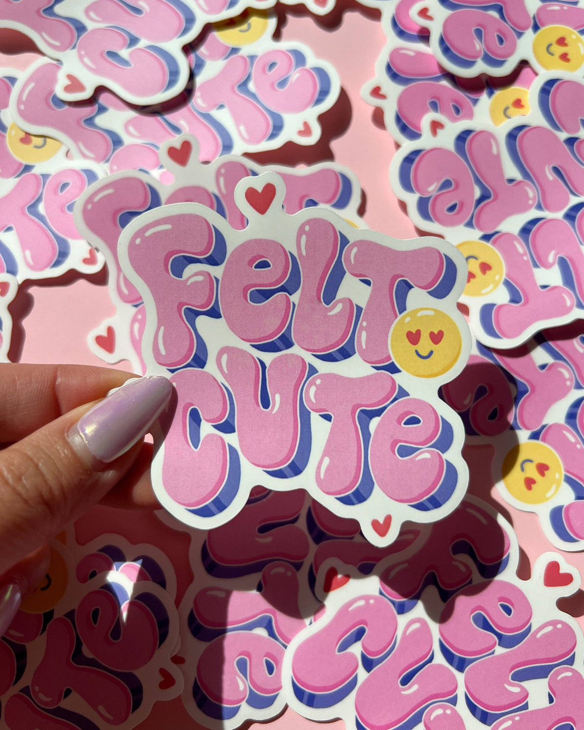 Felt Cute Sticker