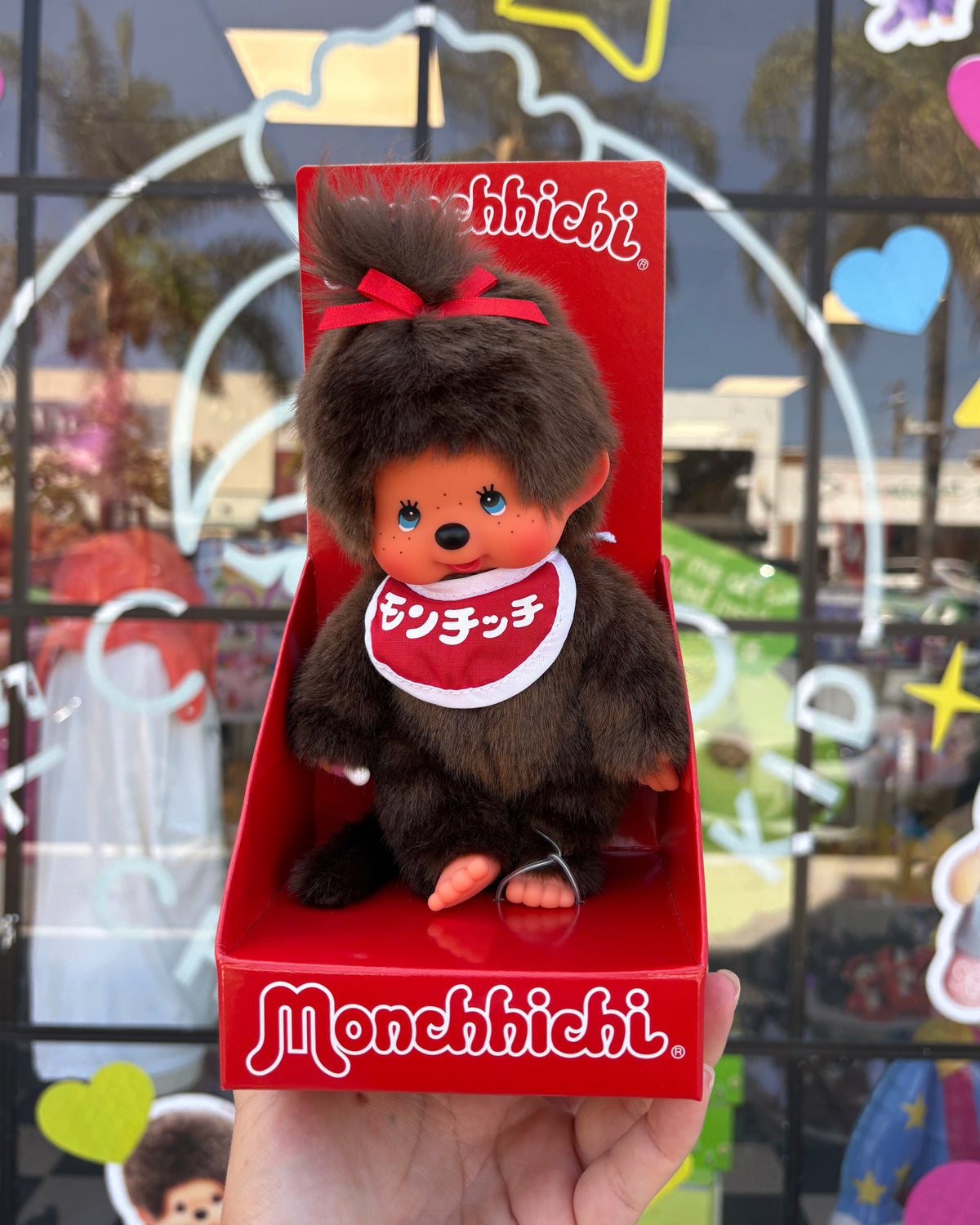 Monchhichi Japanese Logo & Blue Eyes Girl