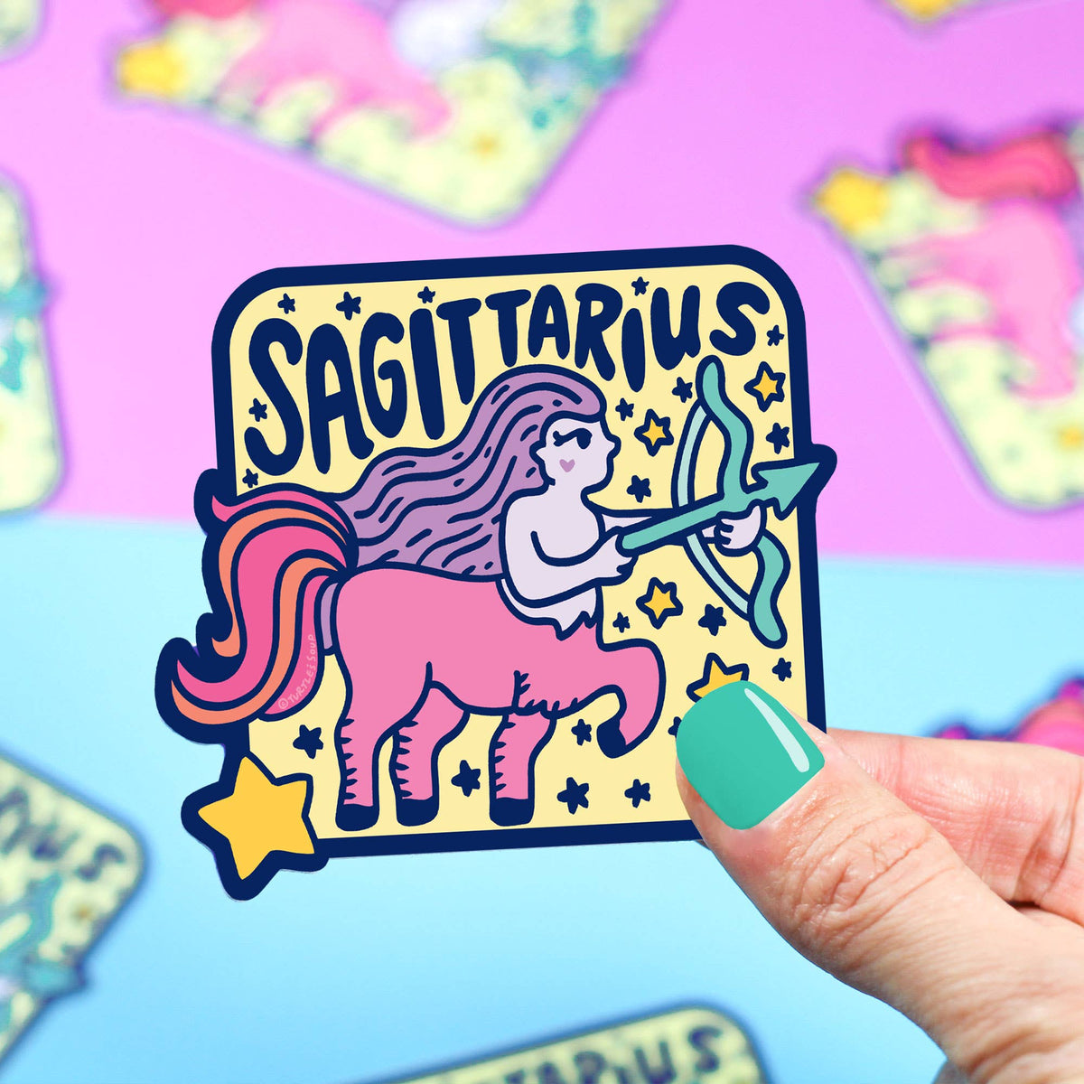 Zodiac Sagittarius Centaur Astrology Horoscope Vinyl Sticker