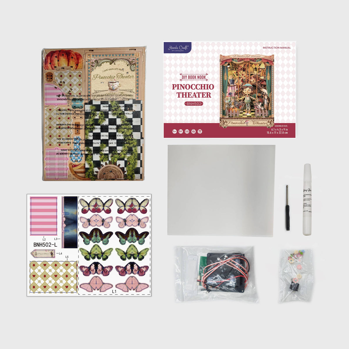 DIY Book Nook Kit: Pinocchio Theater