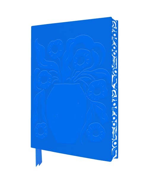 Artisan Art Vicky Yorke: Ziva Blue Vase & Flowers Journal