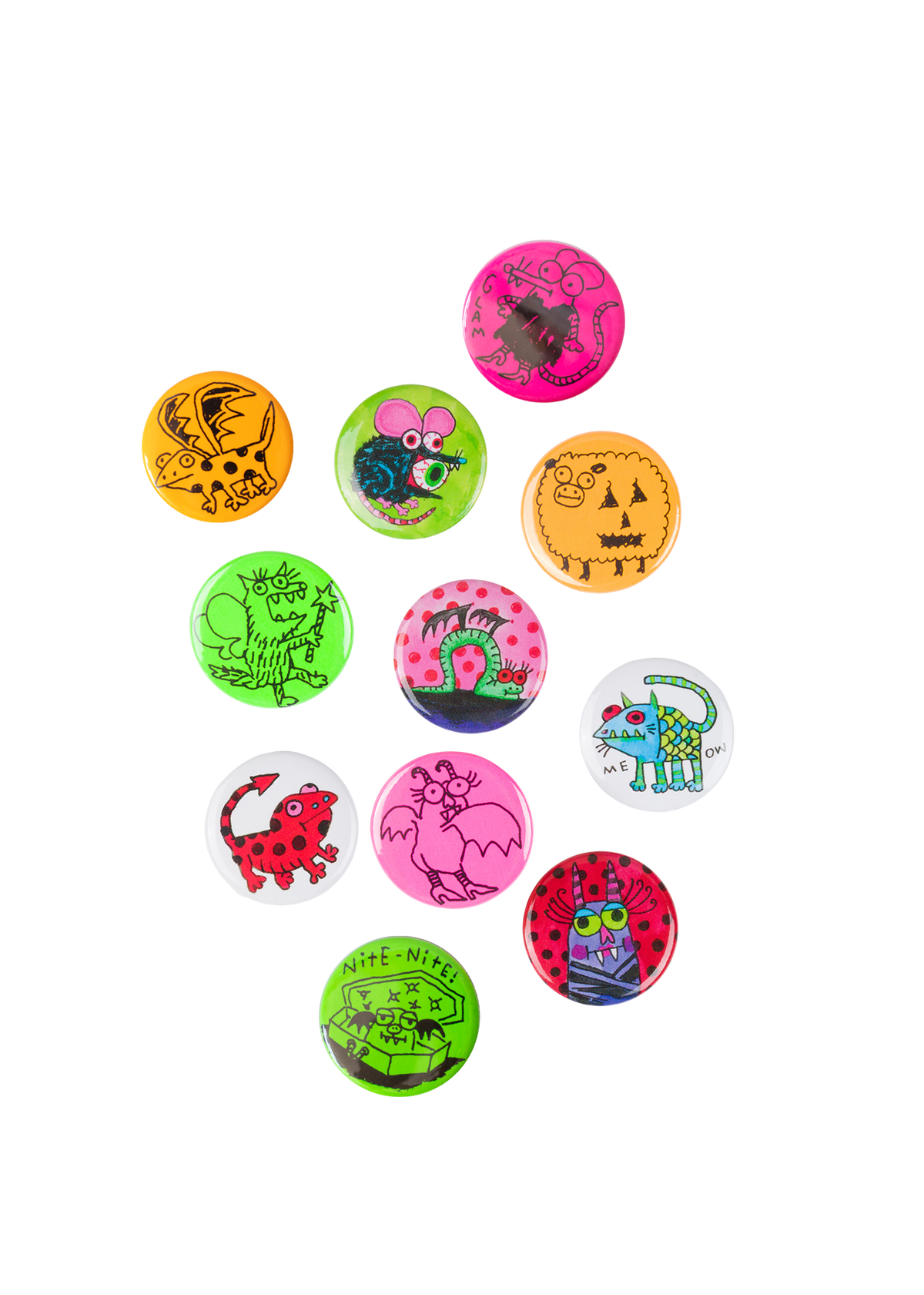Spooky button mix