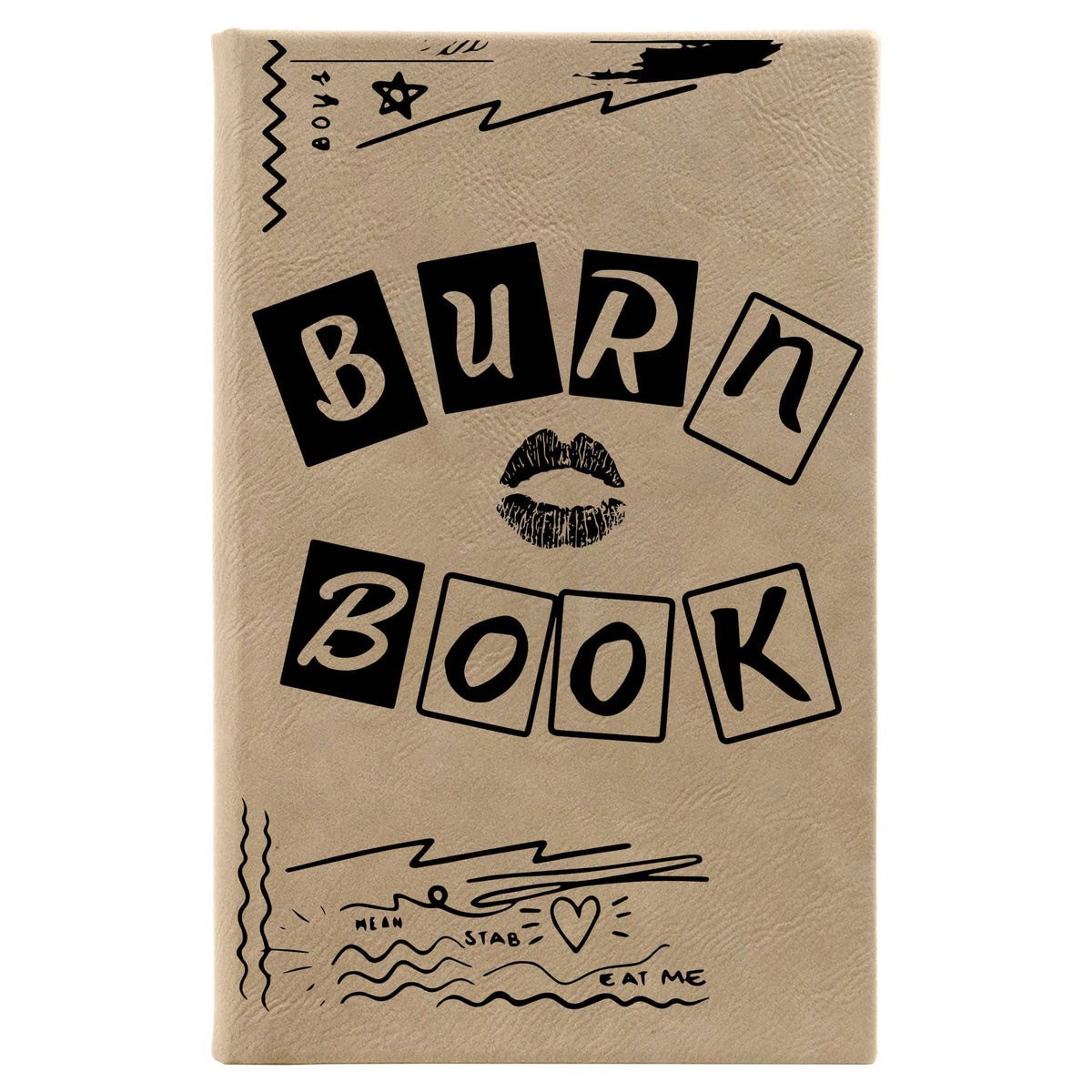 Burn Book - Mean Girls Leather Journal: Pink