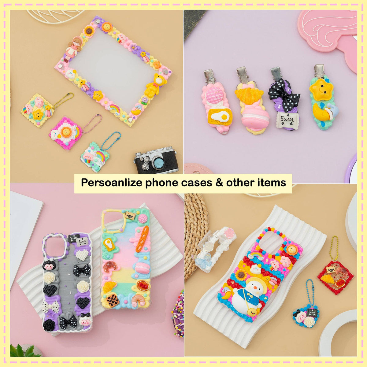 Rainbow Decoden Cream Set