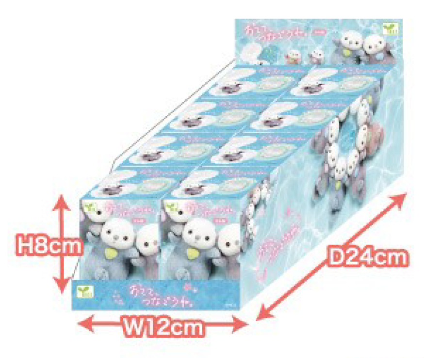 【JAPANESE BLIND BOX】LET’S HOLD HANDS OTTERS BLIND BOX
