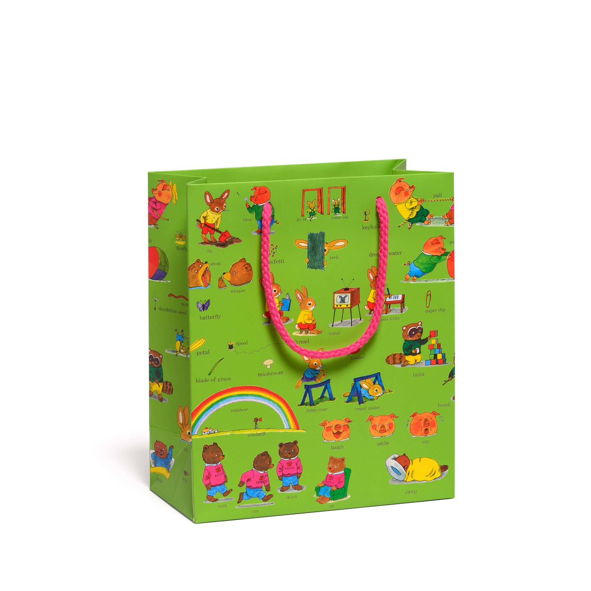 Richard Scarry Busytown Best Words medium gift bag: Medium