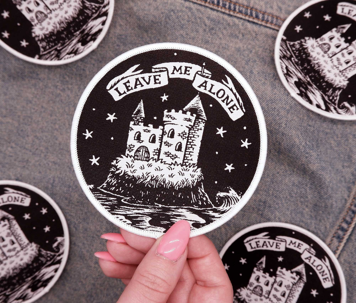 Leave Me Alone - Woven Patch