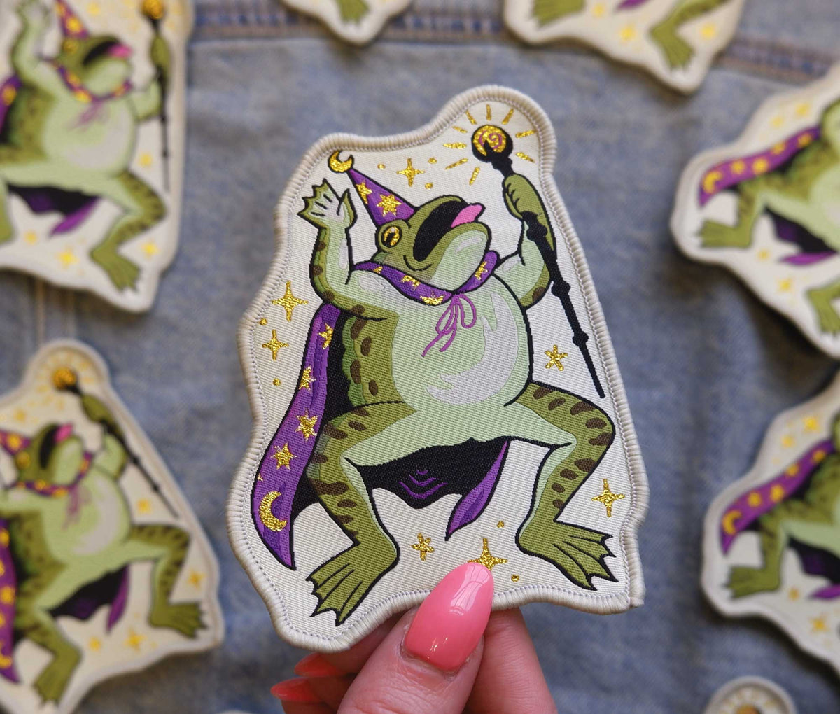 Toad Wizard - Woven Patch