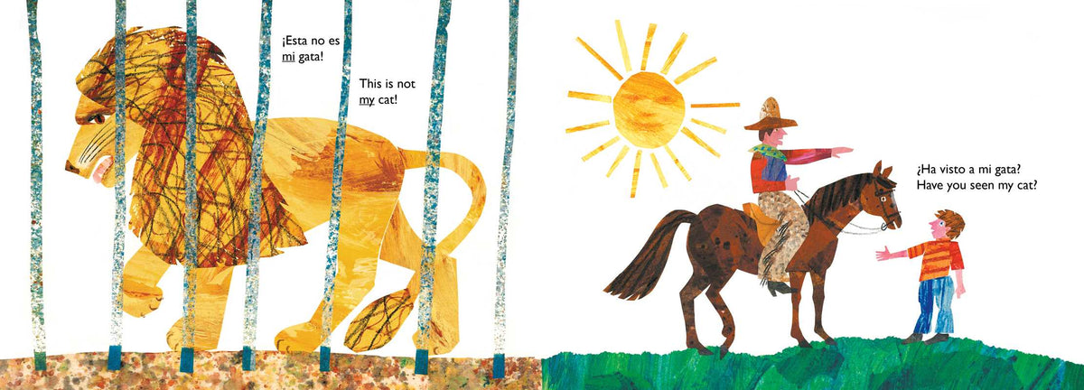 ¿Ha visto a mi gata? (Have You Seen My Cat?) (Spanish-English bilingual edition) by Eric   Carle: Paperback; 32 pages / Spanish