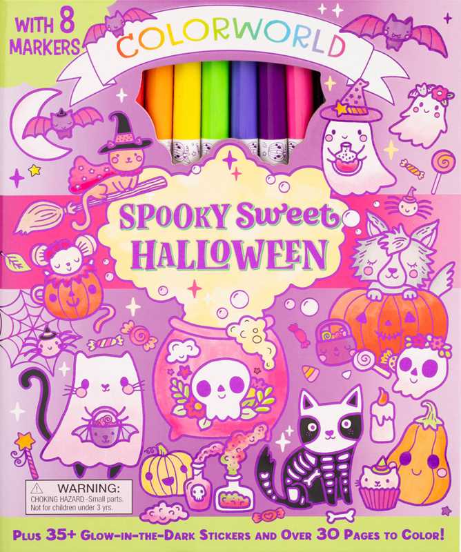 ColorWorld: Spooky Sweet Halloween by: Kit - Paperback; 64 pages / English