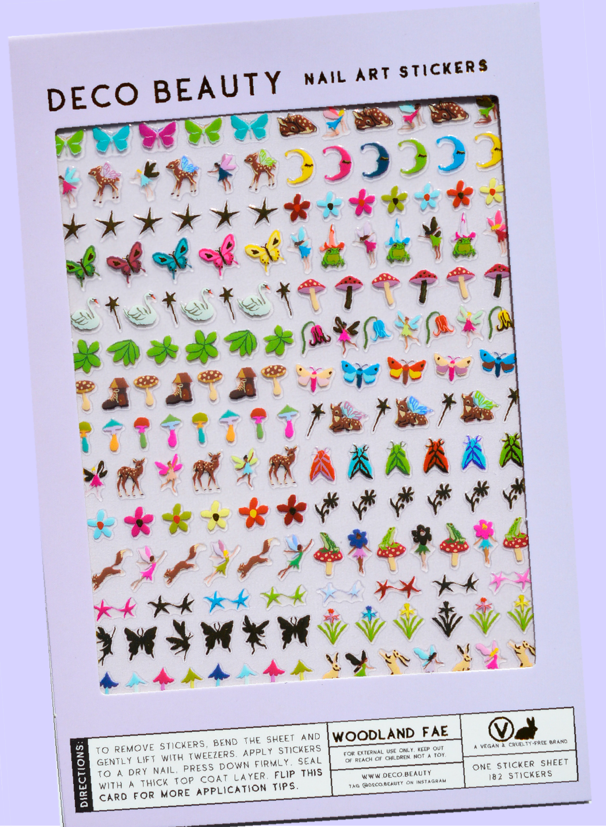 Nail Art Stickers - WOODLAND FAE