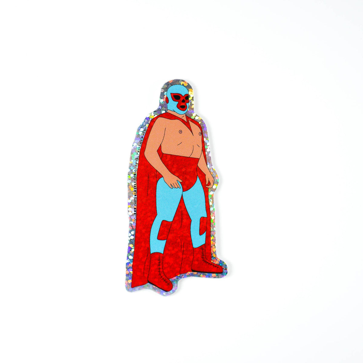 Nacho Luchador 3&quot; Sticker