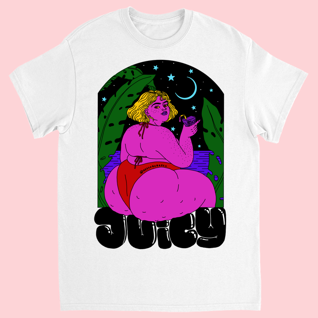 Juicy Tee: White / Large (L)