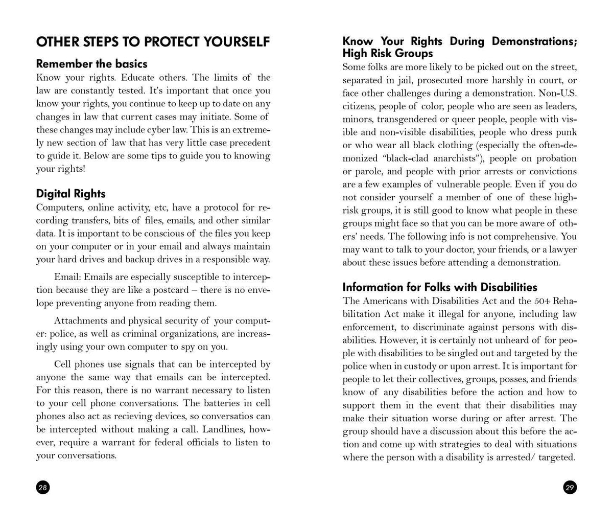 Know Your Rights: Protect Yourself and Your Community (Zine)