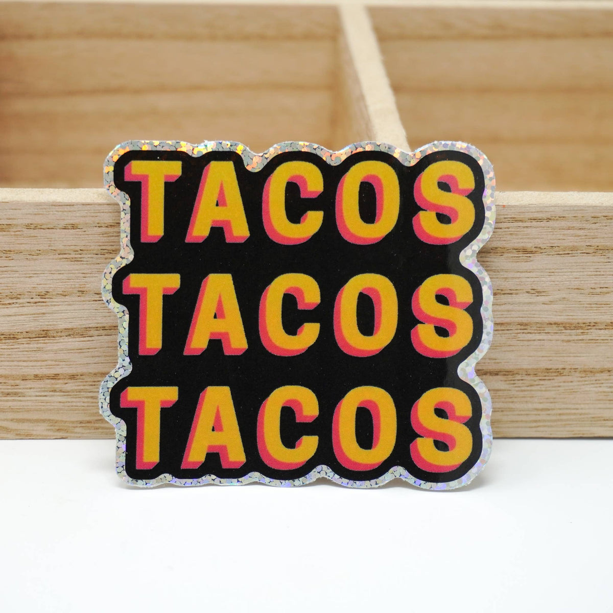 TACOS 3&quot; Sticker