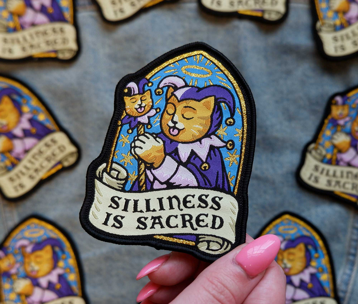 Silliness is Sacred - Woven Patch
