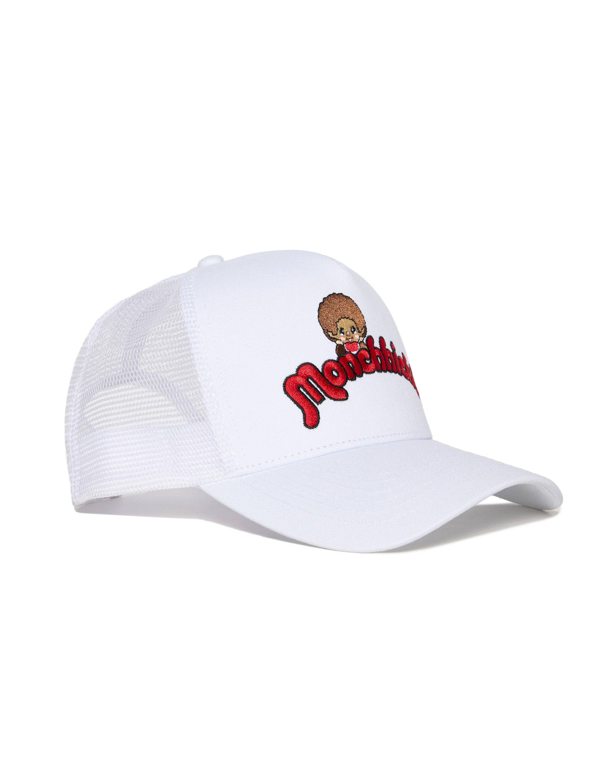 Monchhichi™ Logo Trucker Hat, White