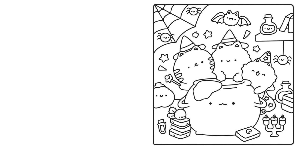 Cute & Cozy Coloring: Spooky by Becky Cas: Paperback; 80 pages / English