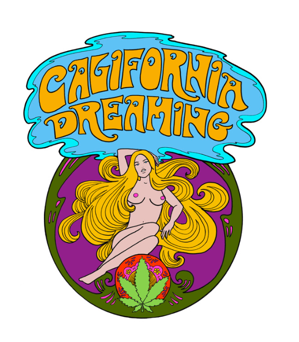 California Dreaming STICKER