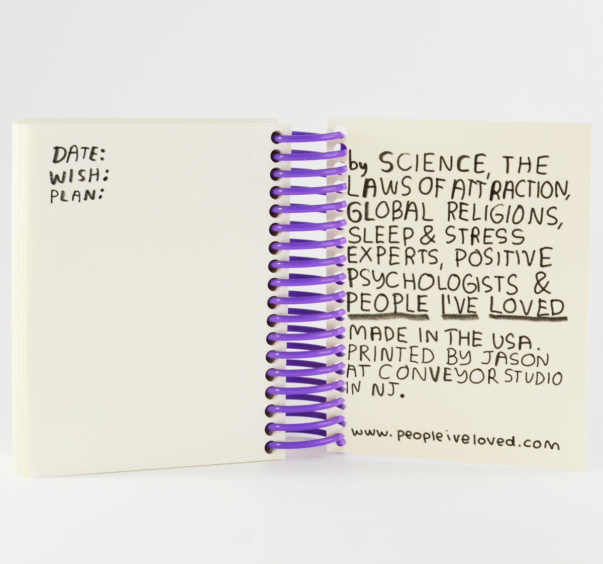 Wish It, Attract It, Make It Real - A Manifestation Journal - Case Pack of 3 Journals