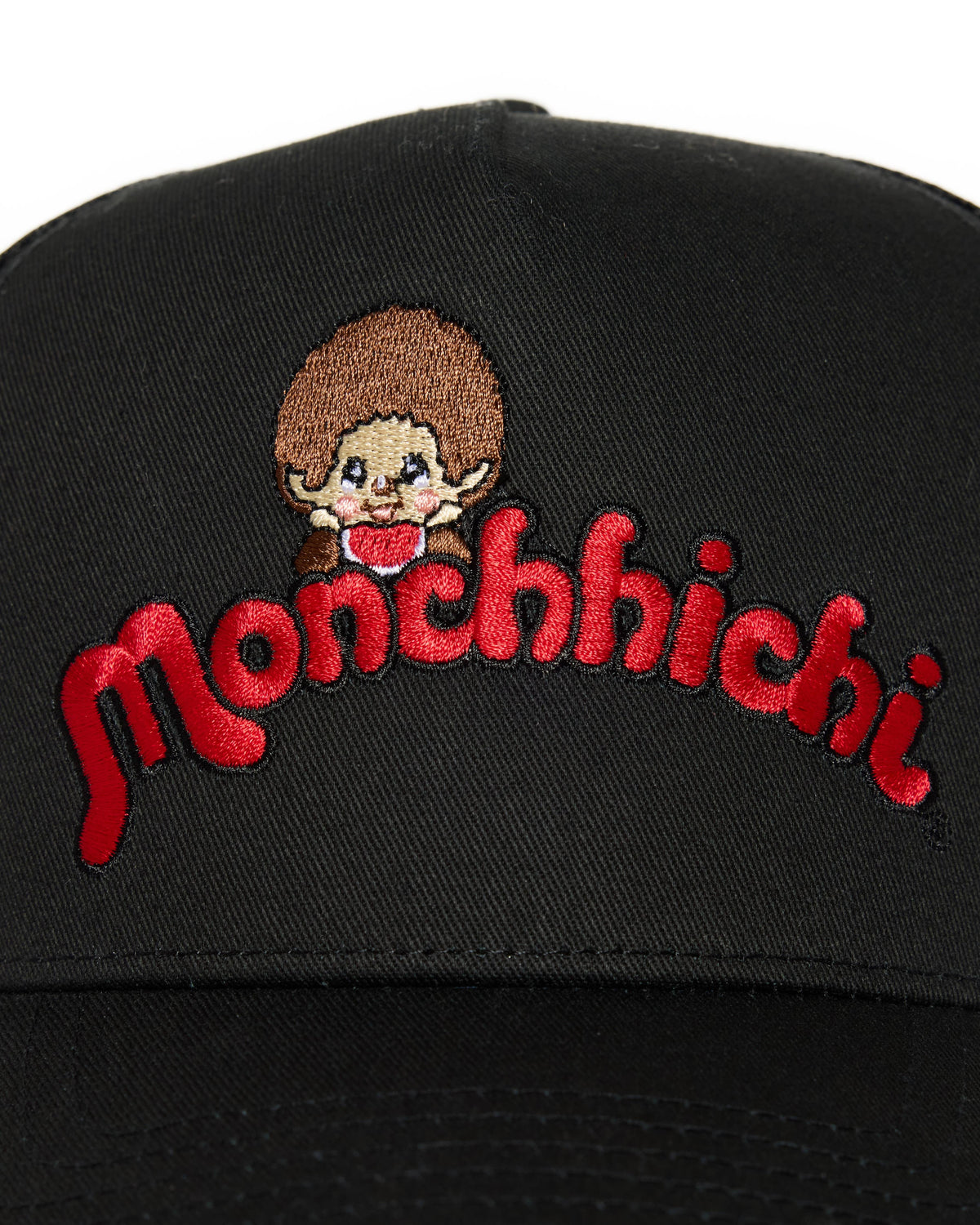 Monchhichi™ Logo Trucker Hat, Charcoal