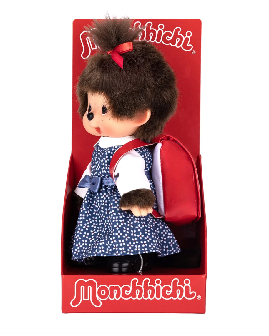 Monchhichi Japanese School Bag Girl with Sneakers