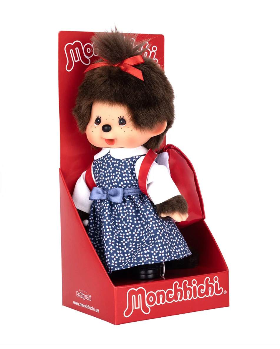 Monchhichi Japanese School Bag Girl with Sneakers