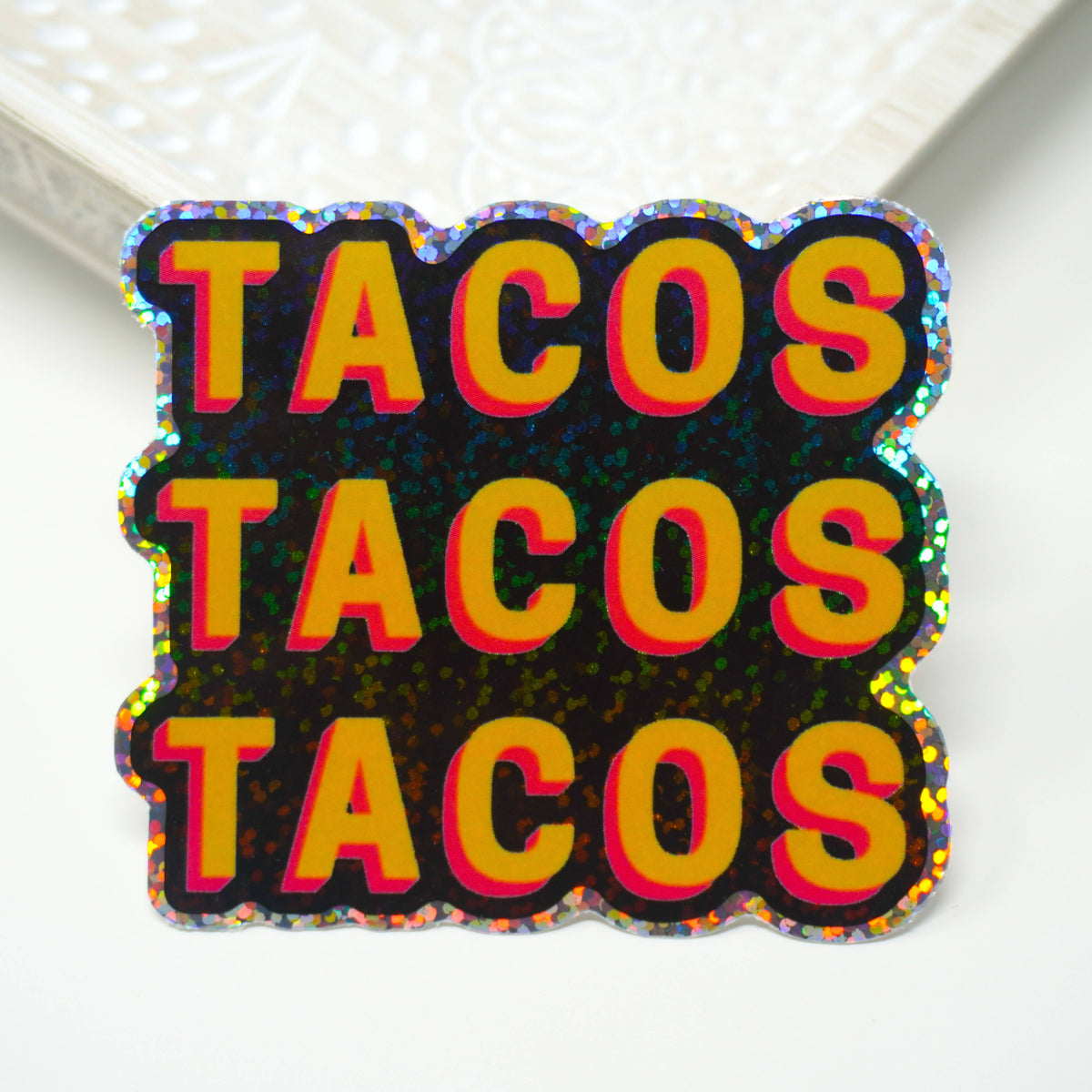 TACOS 3&quot; Sticker