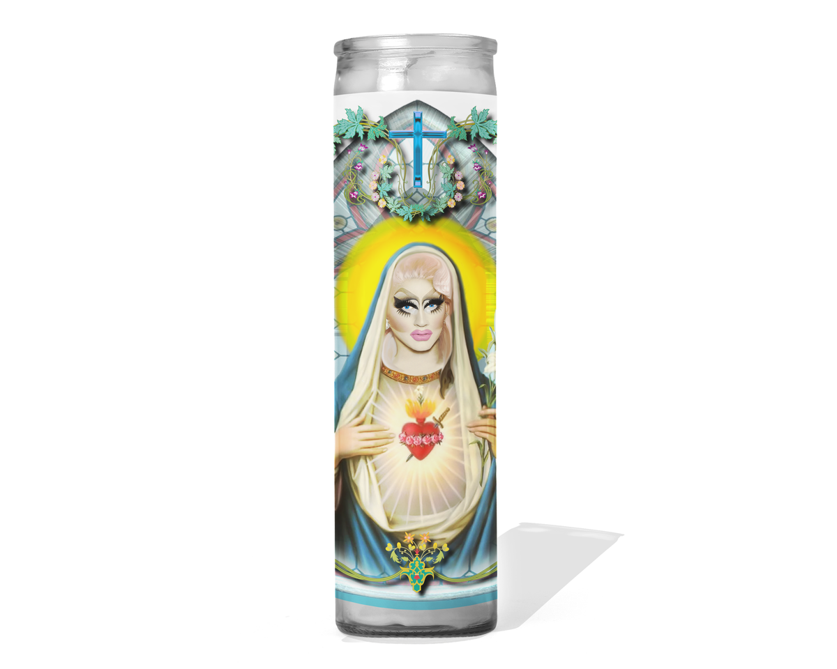 Trixie Mattel Drag Queen Celebrity Prayer Candle