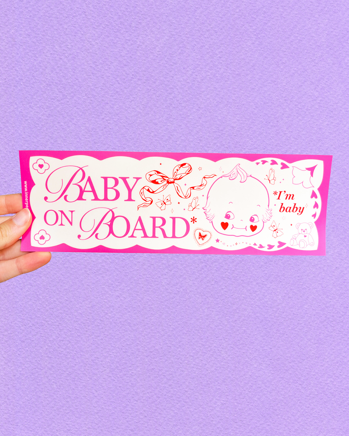 &quot;I&#39;m Baby&quot; Bumper Sticker