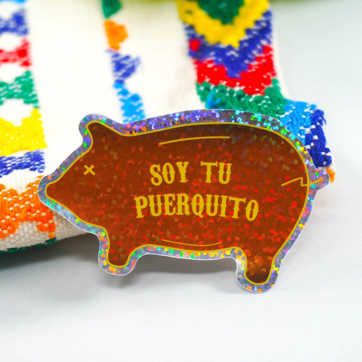 Soy Tu Puerquito 3&quot; Sticker